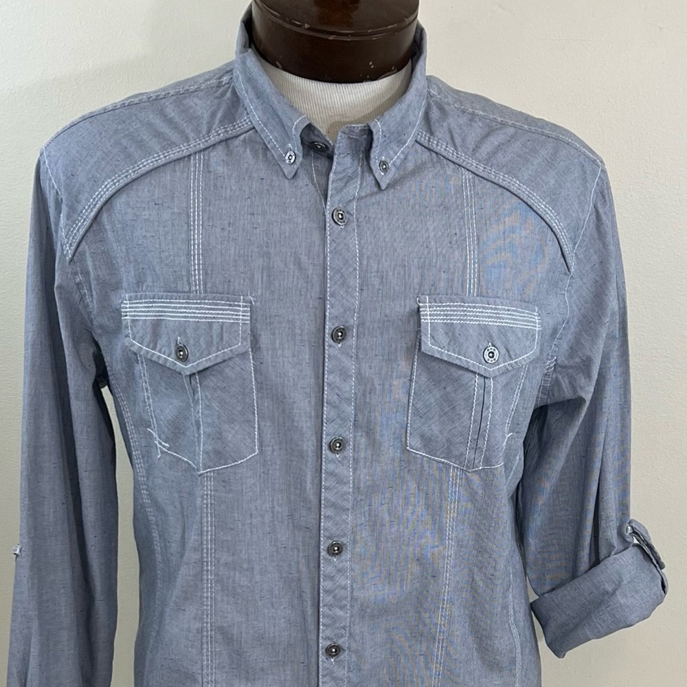 Buckle Men’s Athletic Fit Button Down Shirt - Picture 2 of 8
